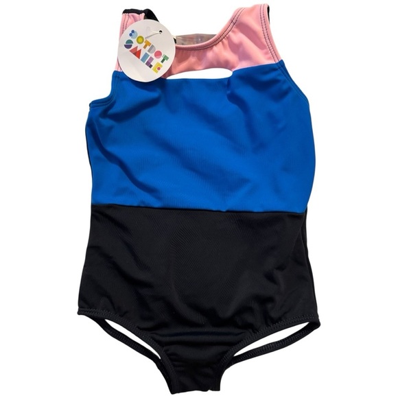 Dot Dot Smile Other - DotDotSmile Toddler Girl 2T Colorblock One-Piece Swimsuit NWT